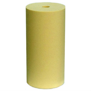29/64 x Wd 6 ft long 3/8 Half-Round MDS-Filled Nylon Plastic Push-On Trim Ht Gray Style 069